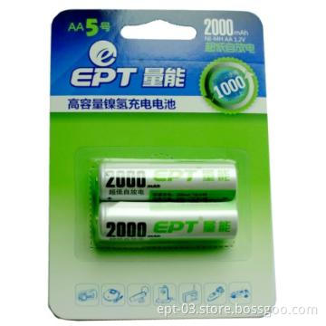 EPT NI-MH Rechargeable Battery  AA 2000mAh